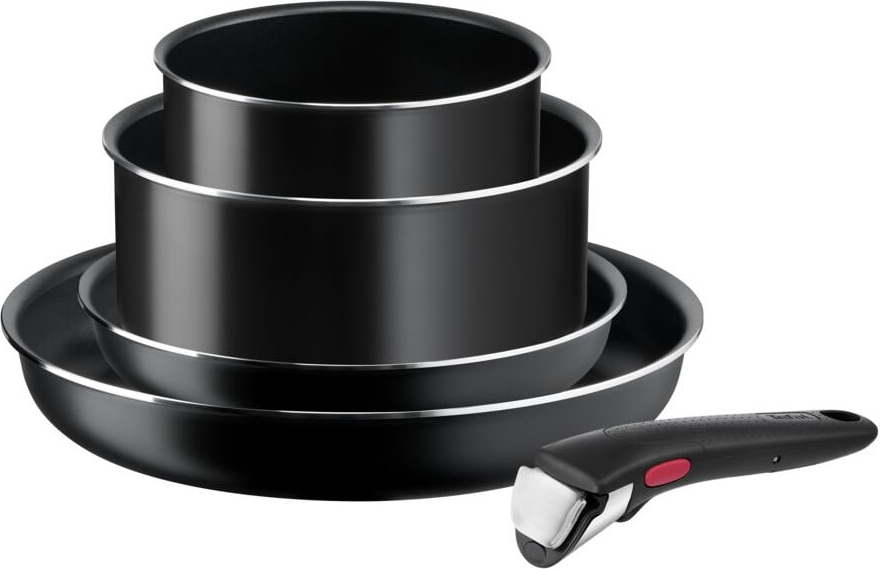 Hliníková sada nádobí 5 ks INGENIO EASY COOK & CLEAN BLACK L1549043 – Tefal Tefal
