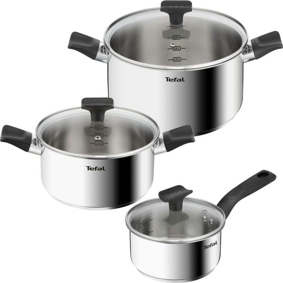 Nerezová sada nádobí 6 ks Delicious B925S655 – Tefal Tefal