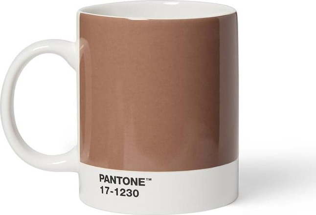 Světle hnědý keramický hrnek 375 ml Mocha Mousse 17-1230 – Pantone Pantone