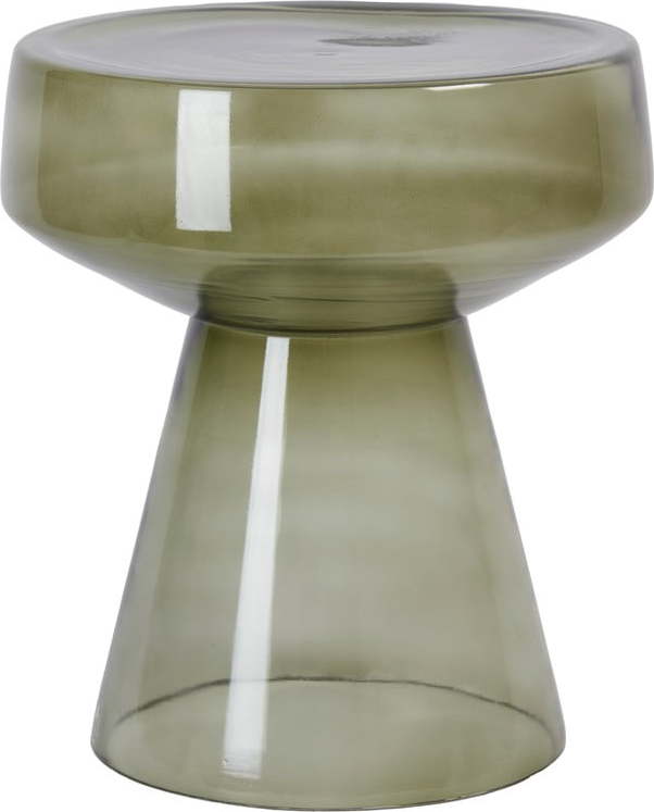 Skleněný kulatý odkládací stolek ø 37 cm Dakwa – Light & Living Light & Living